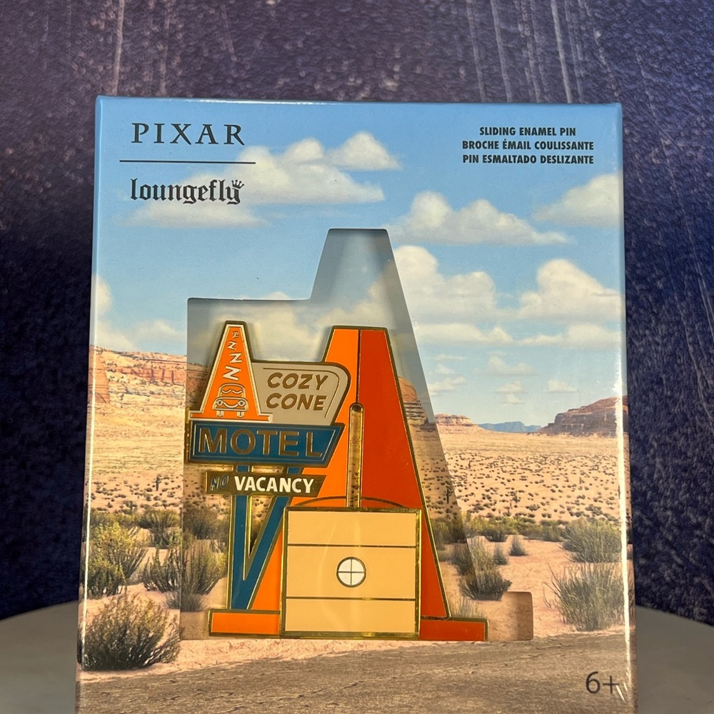 Loungefly: Pixar Cars Cozy Cone 3" Collector Box Pin